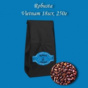 Кава зернова Robusta Vietnam 18scr (Робуста В’єтнам) 250г. БЕЗКОШТОВНА ДОСТАВКА від 1кг!